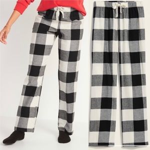 Patterned Flannel Pajama Pants for Women
